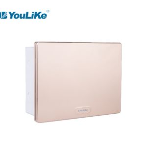 Flush Mount Domestic MCB Electrical Distribution Boards With Golden Cover