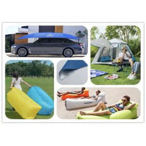 190T Taffeta Silver PU Coated Polyester Fabric Inflatable