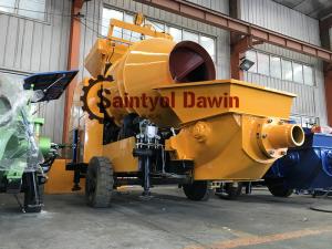 Wholesale Full Diesel Power Concrete Mixer with Pump Concrete Mixing Pump on Sale with World Brand Engine Lovol 1004 from china suppliers