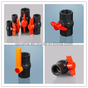 Glue Connection Form Industry Pn16 PVC Ball Valve Octagonal Valves for Water