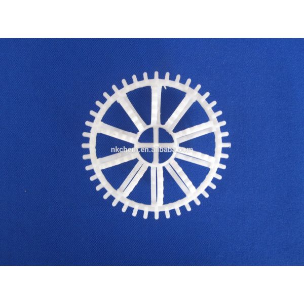 Plastic Teller Rosette Rings Random Tower Packing Random Packing Plastic Teller Rosette Ring for Scrubbing