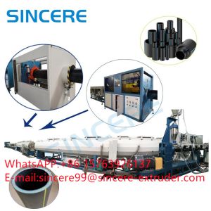 Water Gas Supply Plastic Pipe Extrusion Line HDPE PE PP Corrugated Pipe Extruder