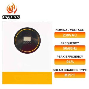 MPPT Charging Mode 8.5KW 11KW Solar Hybrid Inverter , 48V 11kW On/Off Grid