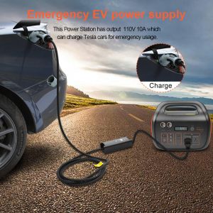 Fast Charging Portable Power Station For Cell Phones Laptop Computers 200V 110V