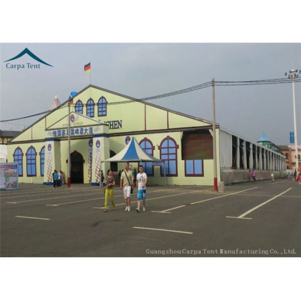Customized Warehouse Tents Temporary Building Structures For Industry White