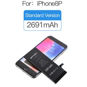 High Capacity Mobile Phone Battery 2691mAh Capacity For Iphone 8 Plus Replacemen