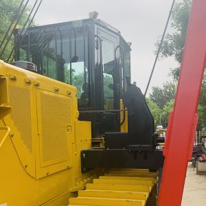 Yellow 70T Crawler Pipelayer With Luffing Hydraulic Winch System