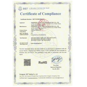 Shenzhen Huiqiangsheng Technology Co., Ltd Certifications