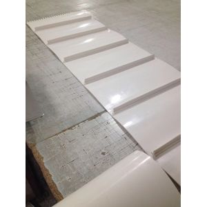 Low Noise Petrol Green Pvc Conveyor Belt Smooth Glossy