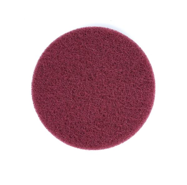 Quality Heavy Duty Red Round Scouring Pad Non-Scratch for Cookware for sale
