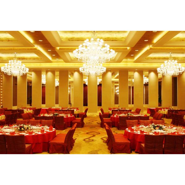 MDF + Aluminum Acoustic Sliding Partition Wall , Movable Partition Wall Boards