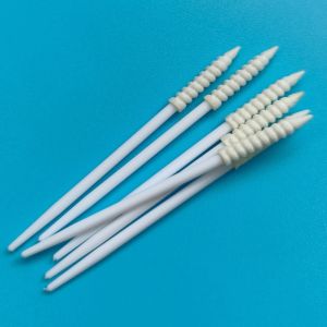 752 Green Handle Pointed Foam Swab 3.6mm Tip for Car Jewelry Cleaning