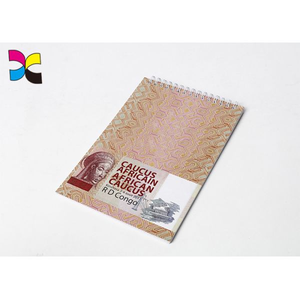 Quality Recycled Exercise Spiral Notebook Printing Art Paper Cardboard Cover Lamination for sale