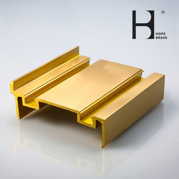 C3604 Brass Door Frame , Rust Resistant Copper Profiled Bar