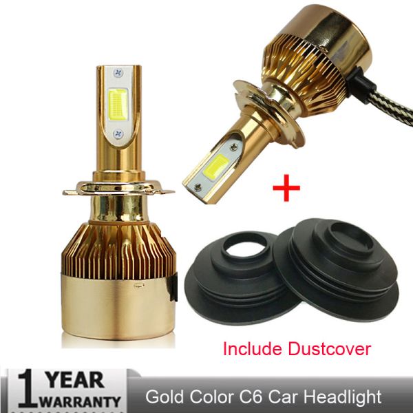 Quality Car Headlight 72W 7600LM Led Light Bulbs H1 H3 H7 9005 9006 H11 H4 H13 9004 9007 Automobiles Headlamp 6000K+Dustcover for sale
