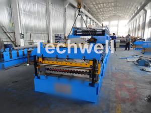 Wholesale IBR / Corrugated Sheets Dual Level Cold Roll Forming Machine With 5 Ton Manual Uncoiler from china suppliers