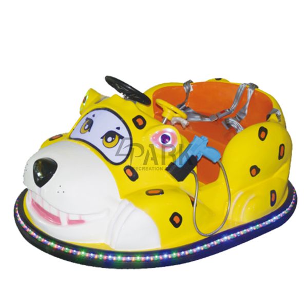 English Version Laser Parent Children Bumper Car / Amusement Park Equipment