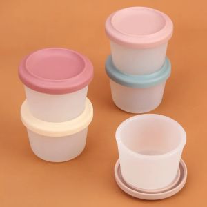 Leak-Proof Silicone Lunch Box Packaging Food Container School Bento Lunch Box