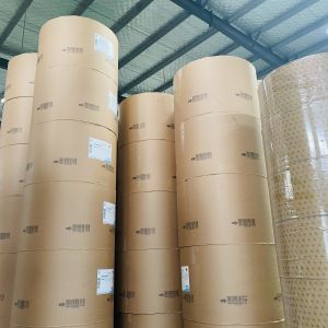 White/Brown Wood Pulp PE Coated Kraft Paper Single/Double Side Heat Resistant up