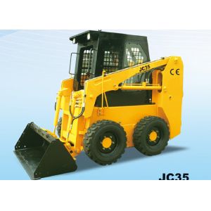 Diesel Engine 0.25 m3 Bucket Capacity Skid Steer Loader for Road / Building