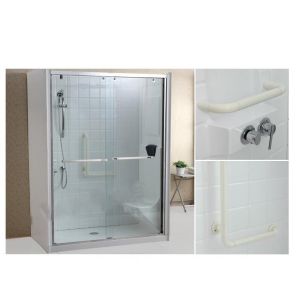 Unique Design Walk In Bath And Shower Combo / Old People Bathtub Thermostatic
