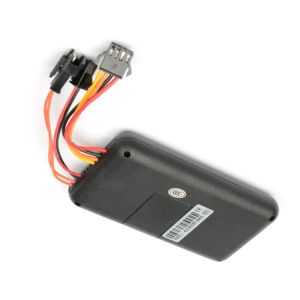 Black GSM Mini Motorybike GPS Tracker SOS Alert Voice Monitoring With Relay