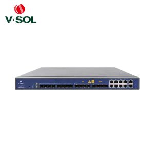 GPON EPON OLT 8 PON Port OLT GEPON Support L3 Router / Switch V1600D8