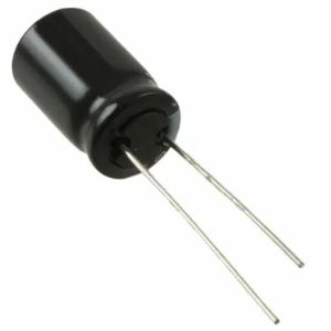 Compact Polarised Electrolytic Capacitor , 10mm Terminal Pitch Solid Aluminium
