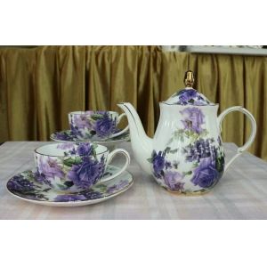 Wholesale Decal Humanized Handle Porcelain Reusable Bone China Tea Cups from china suppliers