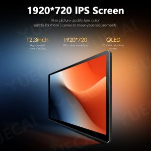 Dual 12.3" Screen Car Dvd Player Android 13 Gps Stereo Multimedia Carplay For