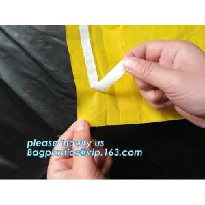 HDPE plastic drawstring biohazard garbage waste, Heavy duty safety plastic