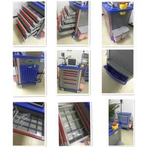 Medication Trolley Hospital Medical Emergency Trolley Crash Cart