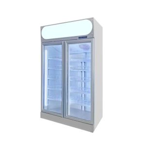 Big Capacity Matte White Soft Drink Display Chiller Low Consumption