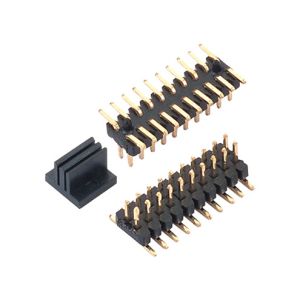 U Type Connector SMT Male Female Header Pins 1.27mm Dual Row