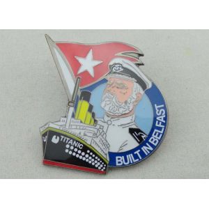 Wholesale TITANIC Memorial Soft Enamel Pin With Iron Die Struck and Black Nickel Plating from china suppliers
