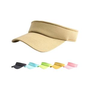 Wholesale Adults Empty Plastic Ladies Sun Visor Hat Velcro Back Closure from china suppliers