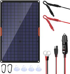 Wholesale Trickle Motorhome Solar Battery Charger Pack 30W 12V from china suppliers