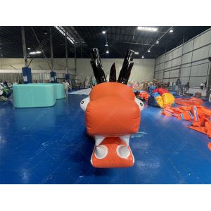 Water Toys Game Sea Dragon Shape Single Tube 12 Persons Inflatable Banana Boat