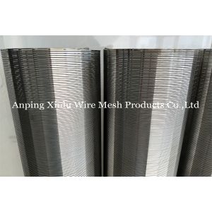 Smooth Wedge Wire Well Screen Pipe Electrolytic Polishing Wire Wrapped 100