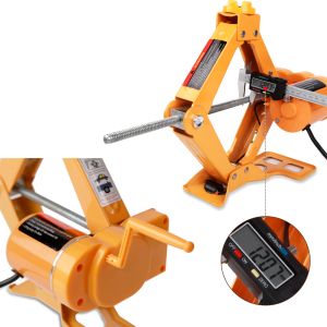 Low Profile Aluminum Electric Scissor Jack 525*450*260mm With Remote Control