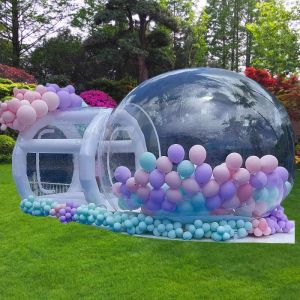 Wholesale Age Range 8 to 13 Years Inflatable Bubble Bounce House with Base 14ft Customized Color from china suppliers