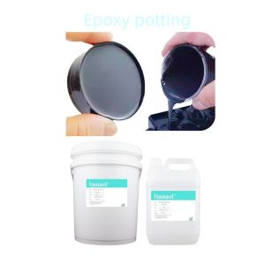 Bulk Flame Retardant Silicone Epoxy Resin Potting Compound Glue For Electronics Hardness 90 Epoxy Potting Glue