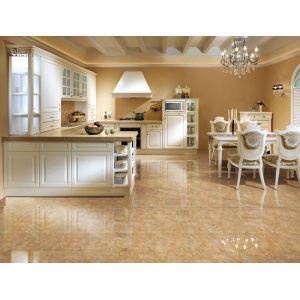 Acid Resistant Indoor Porcelain Tiles With Glazed Polished Surface