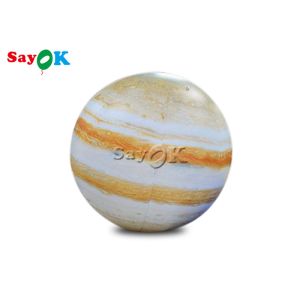 0.25mm PVC 60 Inches Inflatable Saturn Planet Balloons For Educational
