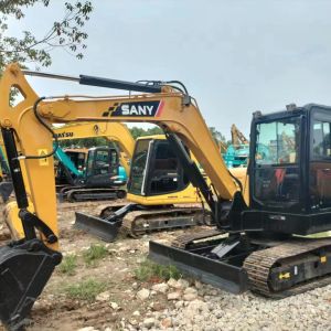 Used SANY Digger SY60 Secondhand 6ton Small Type Mini Crawler Excavator