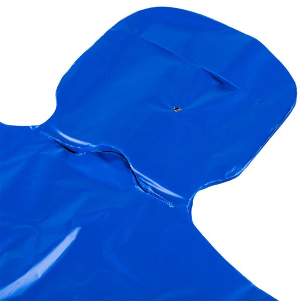 35 Mic Blue Unprinted T Shirt Shopping Bags LDPE Material 18" X 7" X 32"