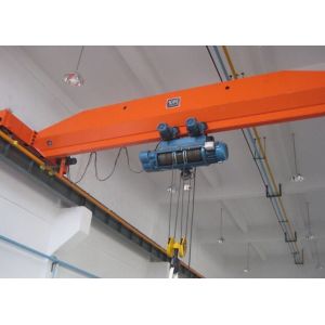 Electric Mobile Single Girder Rail Overhead Crane Remote Control