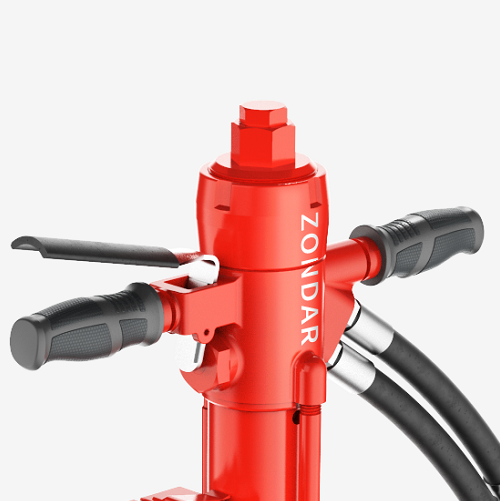 Portable Stable Hydraulic Rock Drill Energy Saving Air Slag removal