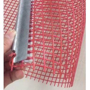 Tensioned Polyurethane Screen Mesh Urethane Coated Sieve Plate For Stone