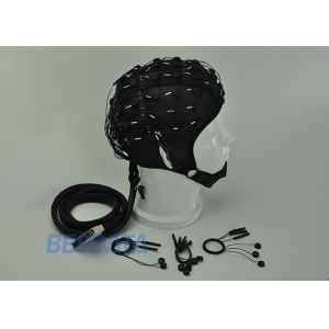High Precision EEG Electrode Cap With Different Sensor Electrodes 16 ~ 128 Channel